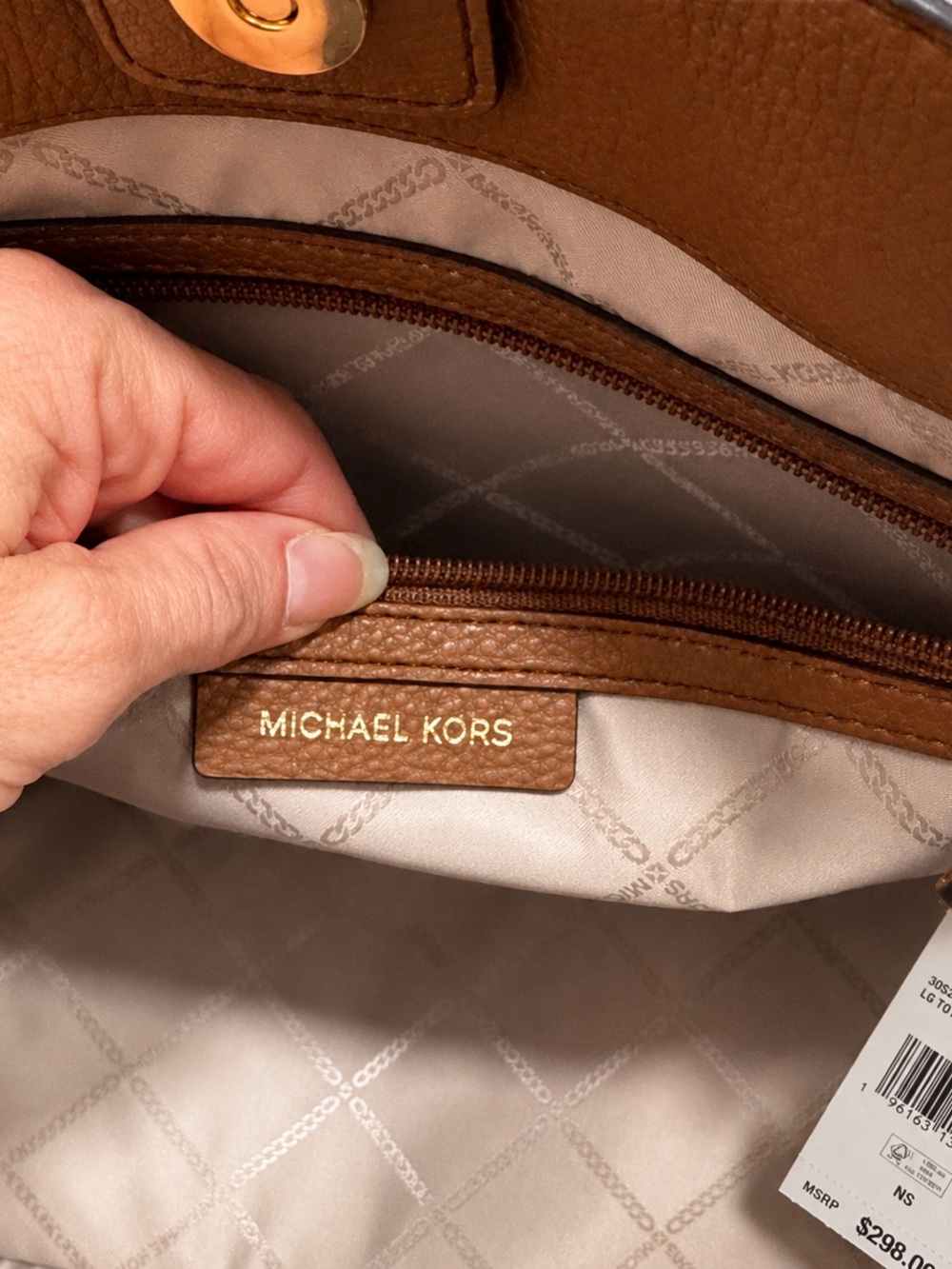 Michael Kors Heidi Large Canvas Tote Bag NWT - Picture 3 of 7